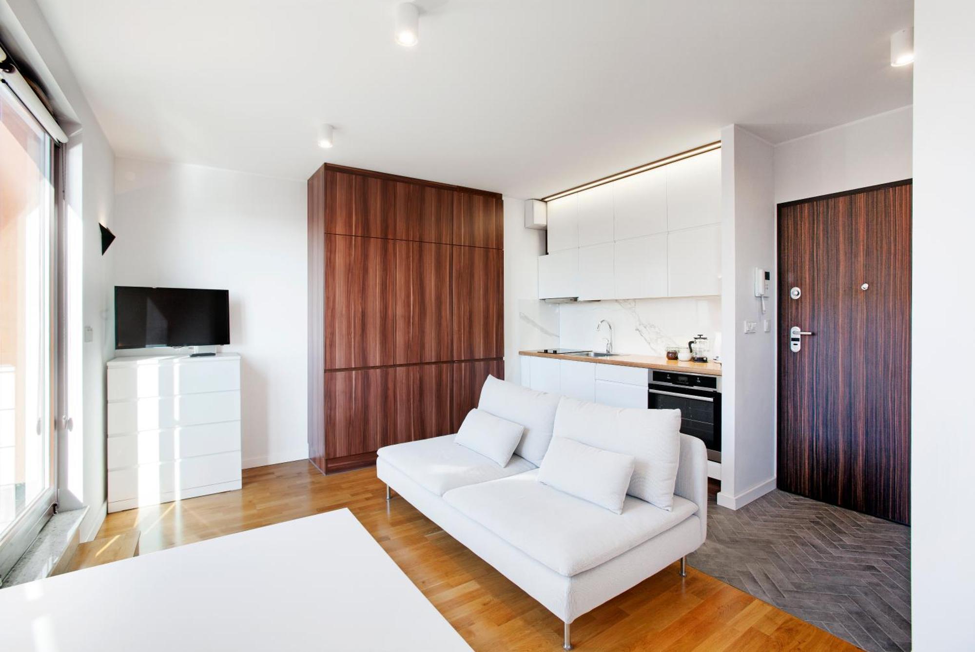Marine Studio With Balcony And Parking By Tyzenhauz Гданск Екстериор снимка
